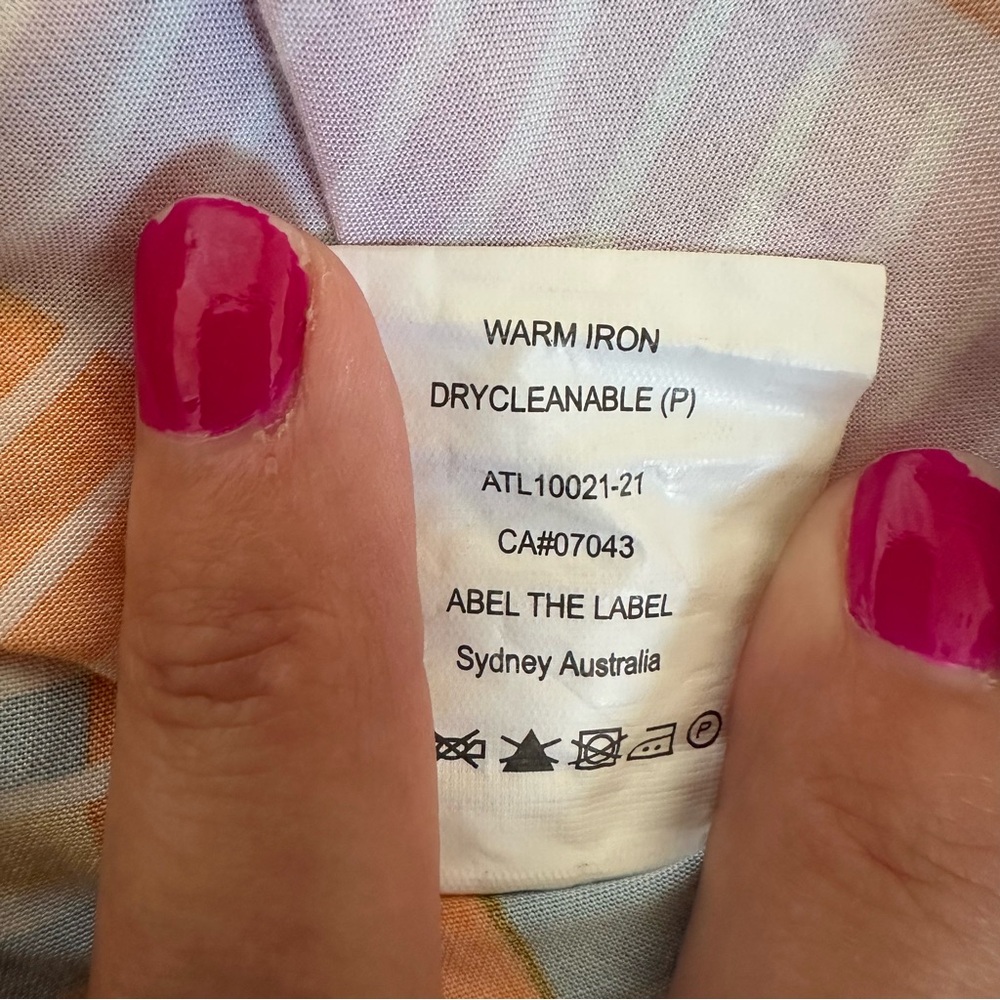 Abel The Label Tiered Patchwork Maxi Dress Multic… - image 6